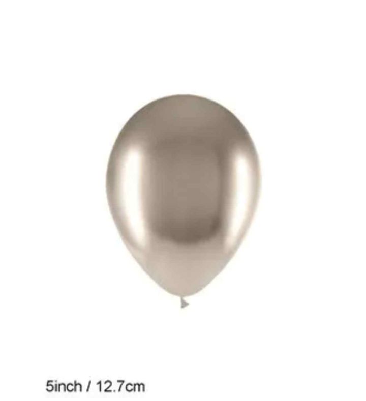 11" Decotex Chromium Gold Truffle 113 Latex Balloons 50ct