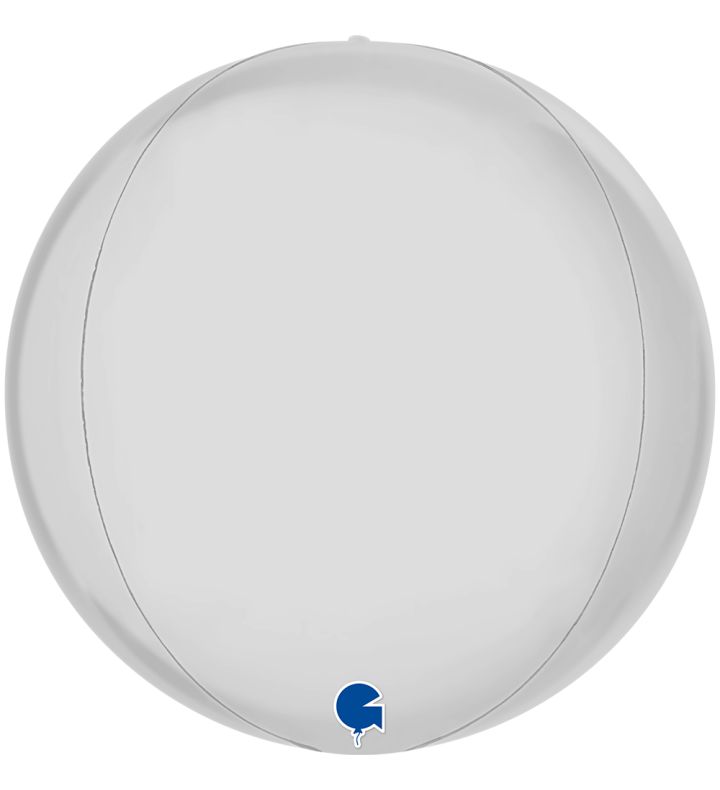 11" Globe 4D Satin White