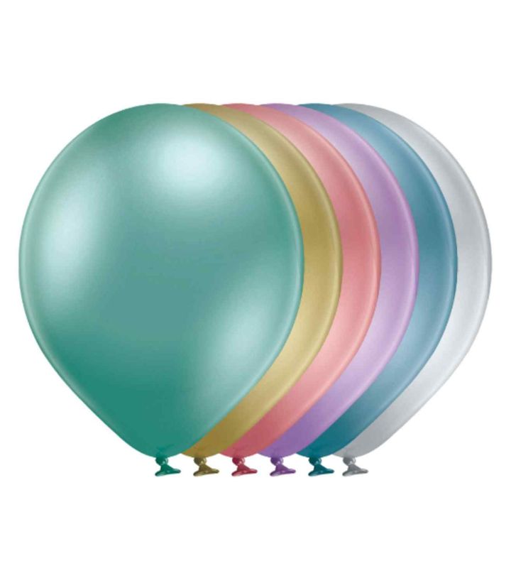 12" Belbal Glossy Assorted Latex 50ct