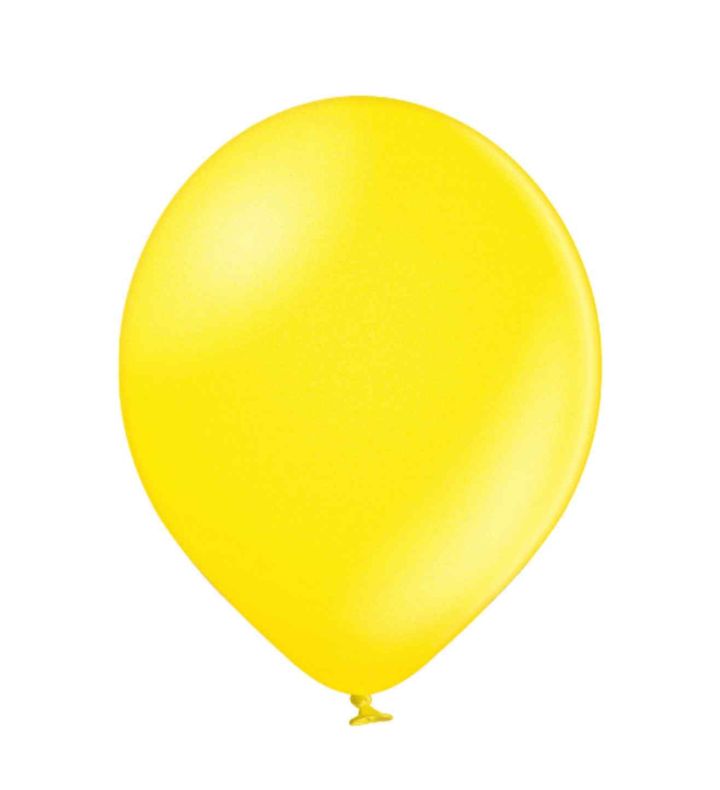 12" Belbal Metallic Citrus Yellow Latex 100ct.