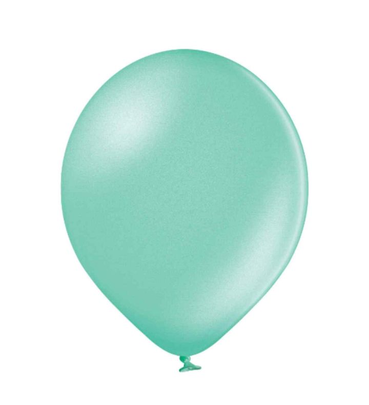 12 " Belbal Metallic Light Green Latex 100ct.