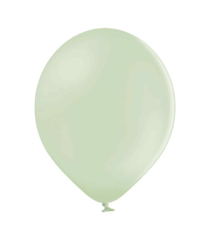 11" Belbal Pastel Kiwi Cream Latex 50ct D11