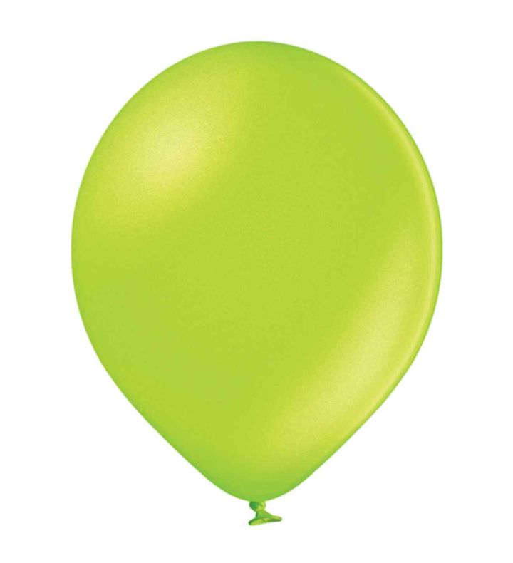 12" Belbal Metallic Apple Green Latex 100ct.