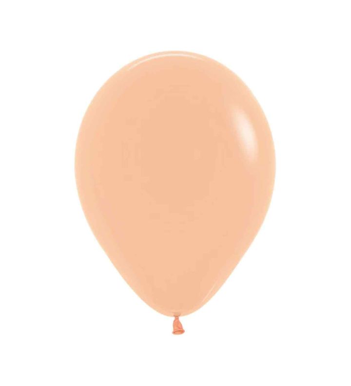 12" Sempertex Fashion Solid Peach Blush 060 Latex Balloons 50ct