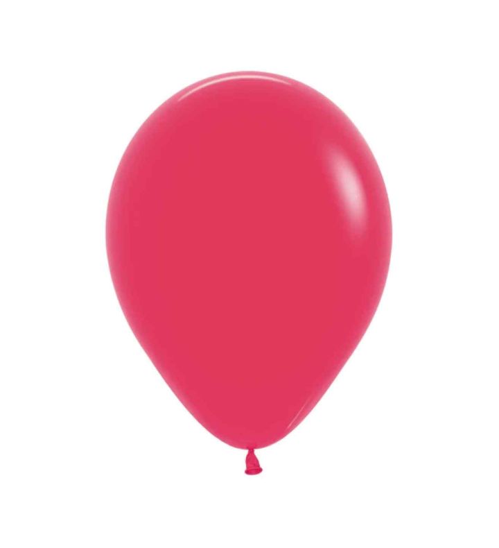 12" Sempertex Fashion Solid Raspberry 014 Latex Balloons 50ct