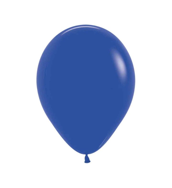 12" Sempertex Fashion Solid Royal Blue 041 Latex Balloons 50ct