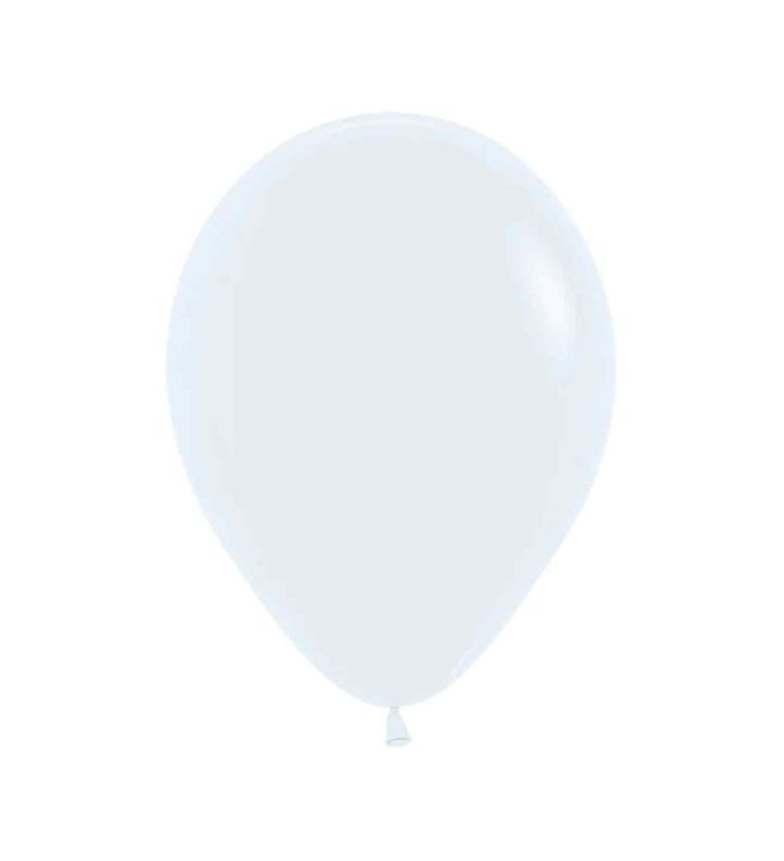 12" Sempertex Fashion Solid White 005 Latex Balloons 50ct