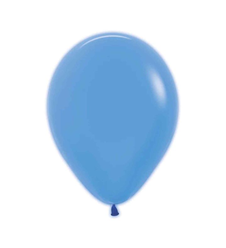12" Sempertex Neon Solid Blue 240 Latex Balloons 50ct