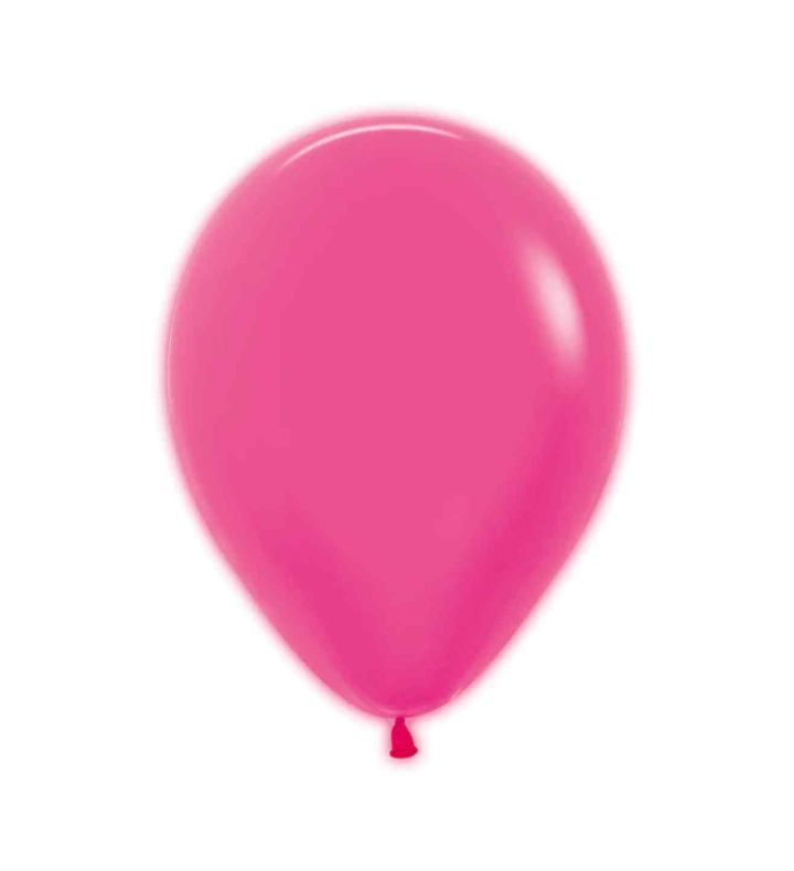 12" Sempertex Neon Solid Fuchsia 212 Latex Balloons 50ct