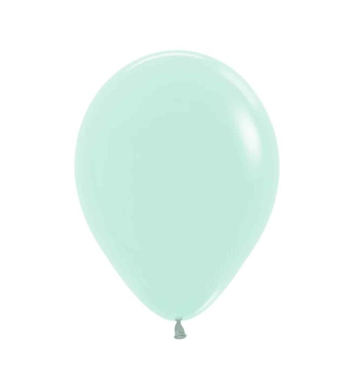 12" Sempertex Pastel Matte Green 630 Latex Balloons 50ct