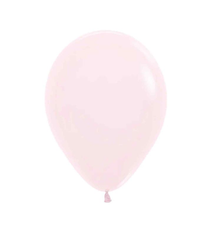 12" Sempertex Pastel Matte Pink 609 Latex Balloons 50ct