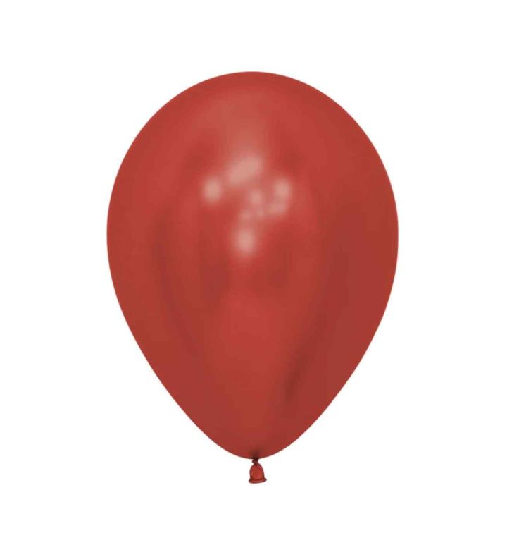 12" Sempertex Reflex Red 915 Latex Balloons 50ct