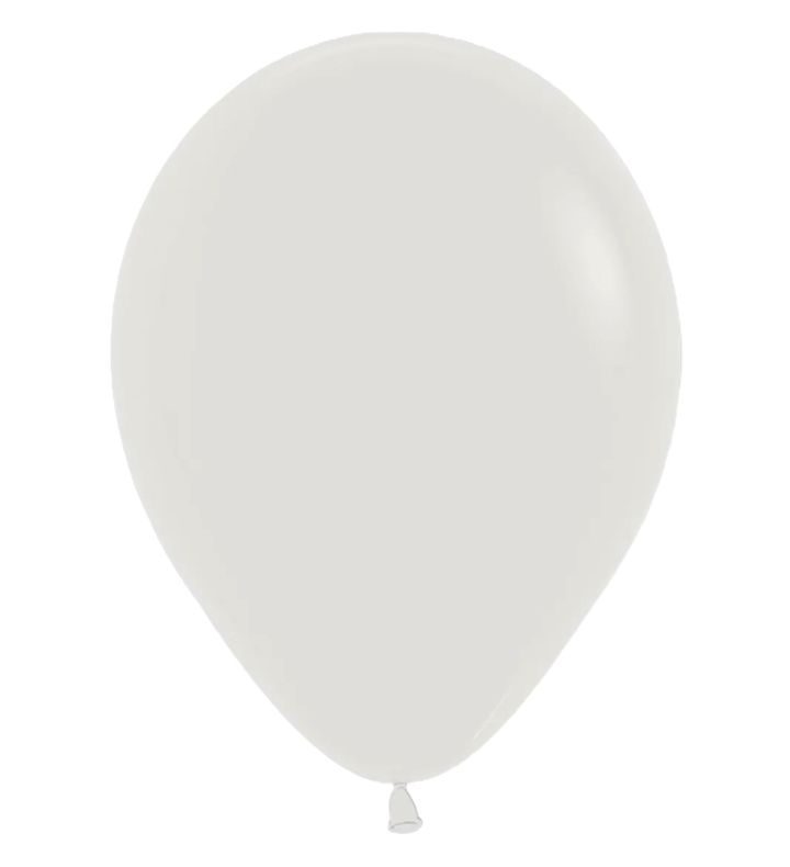 12" Sempertex Almond White 006 Latex Balloons 50ct