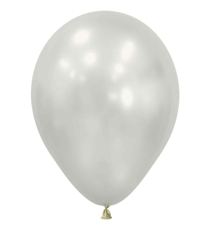 12" Sempertex Silk Oyster White 806 Latex Ballloons 50ct