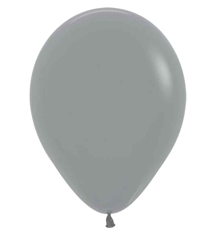 12" Sempertex Urban Grey 082 Latex Balloons 50ct