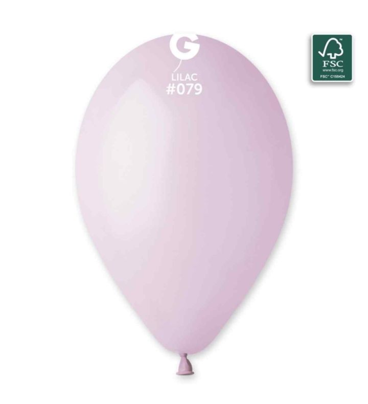13" Gemar Lilac 079 Latex Balloons 50ct