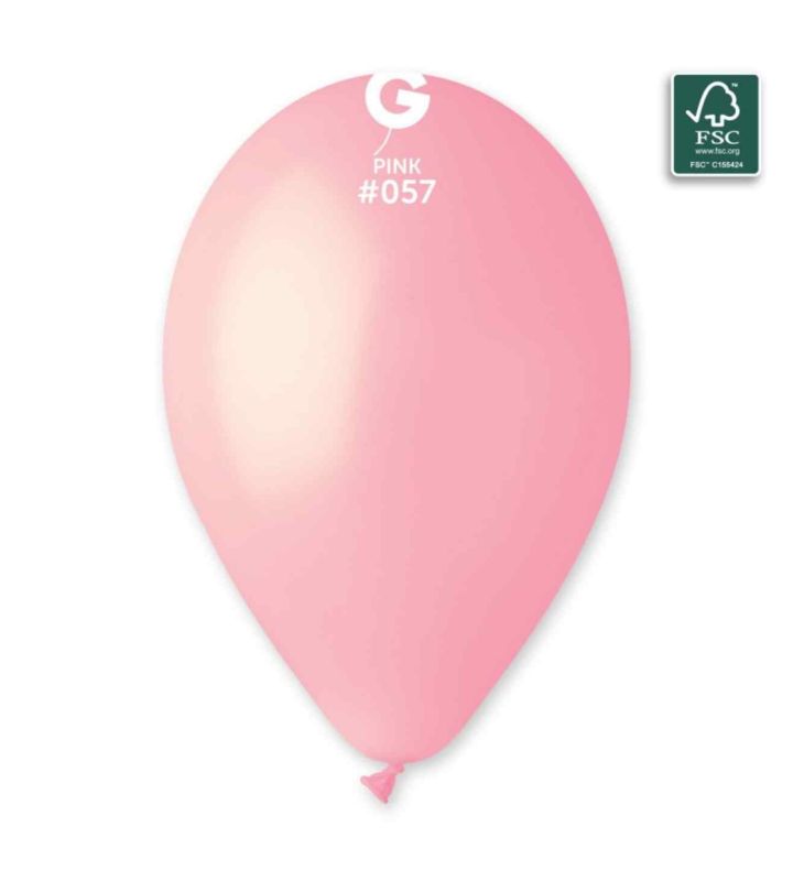 13" Gemar Pink 057 Latex Balloons 50ct