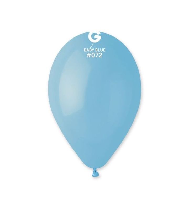 13" Gemar Baby Blue 072 Latex Balloons 50ct