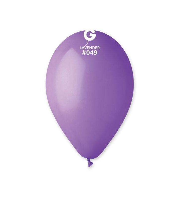 13" Gemar Lavender 049 Latex Balloons 50ct