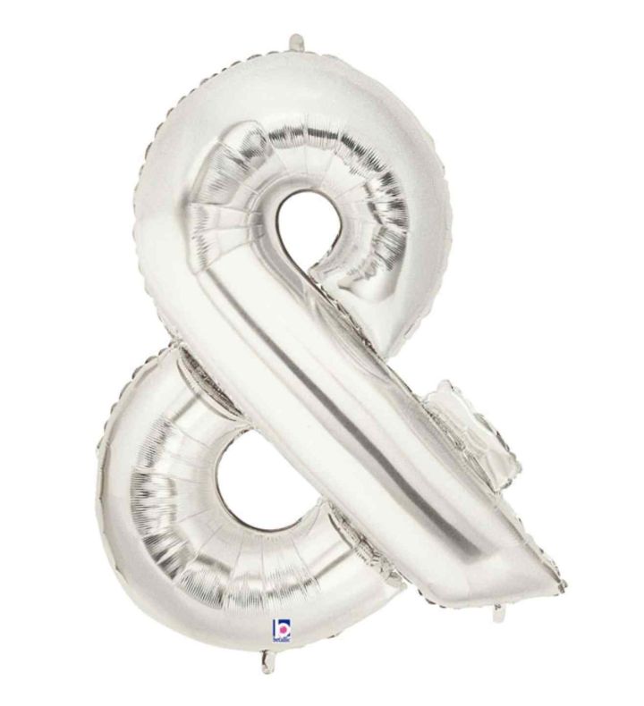 14" Betallic & Silver Symbol