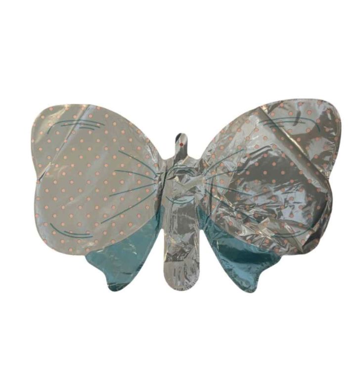 Mini Bow Blue Bamboo Party Foil Balloon