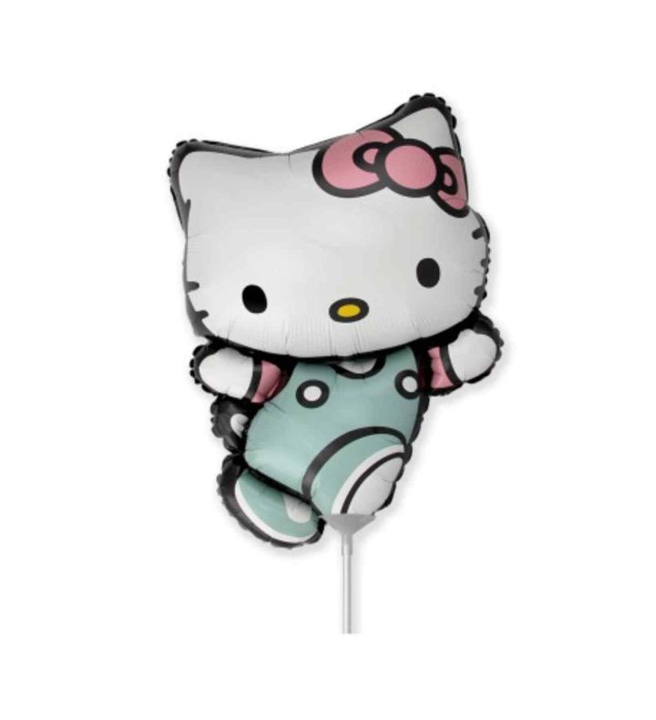 Mini Hello Kitty Hug Flexmetal Foil Balloon