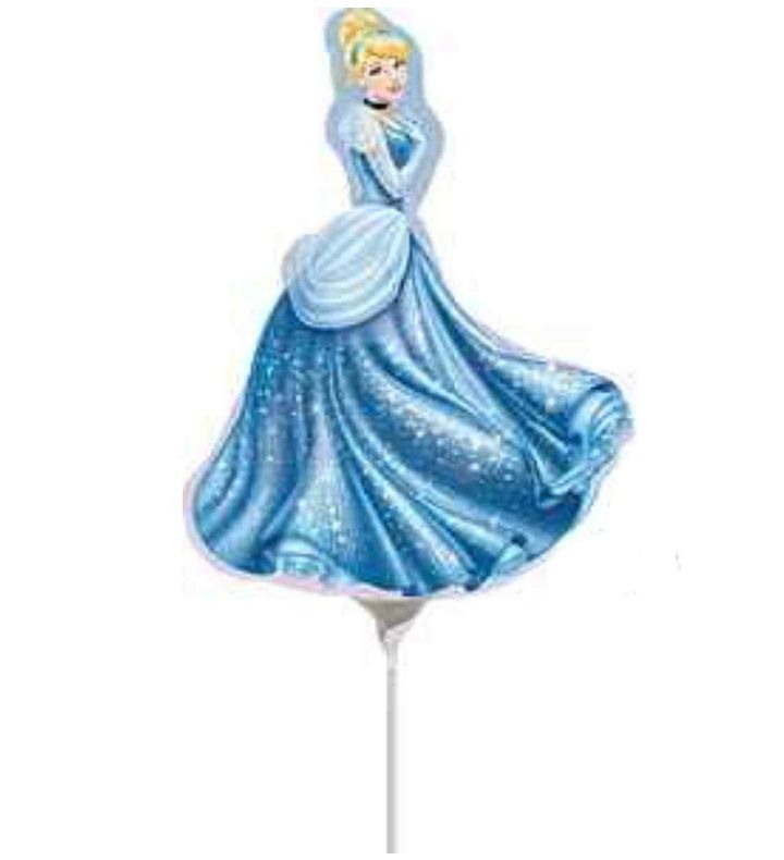 Mini Cinderella Disney Princess Anagram Foil Balloon