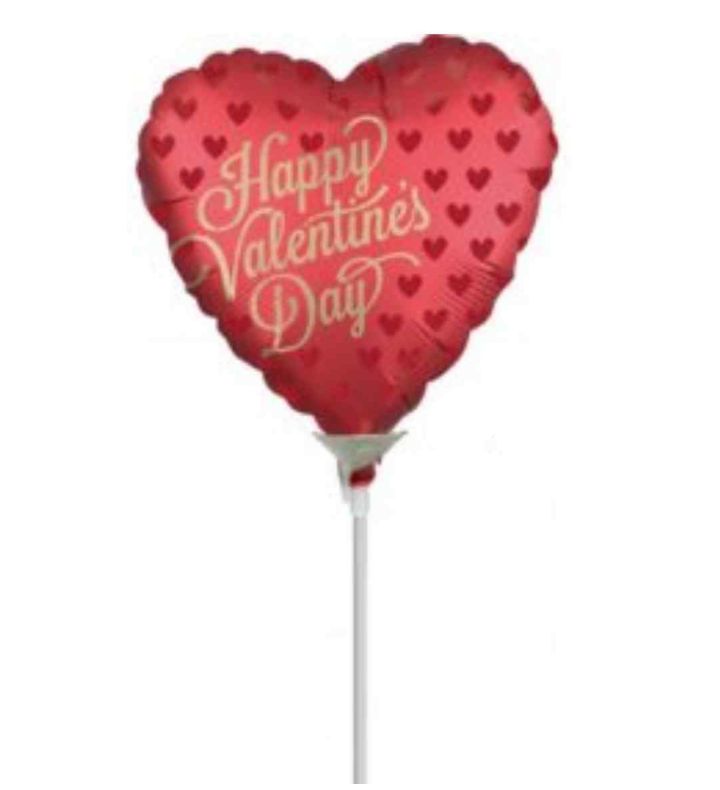 14" Happy Valentines Day Red Heart Anagram Foil Balloon