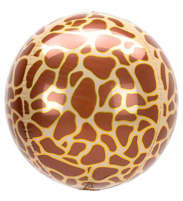 15" Animalz Giraffe Print Orbz