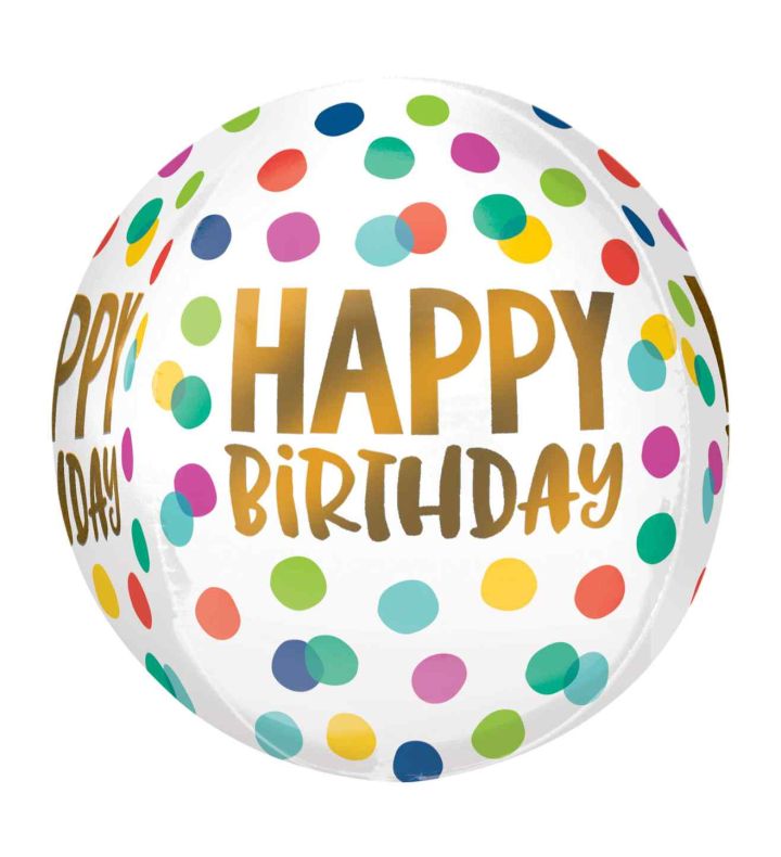 15" Happy Dots Orbz