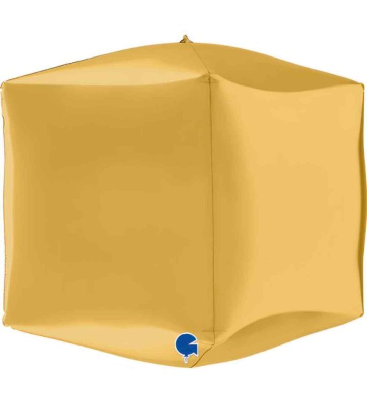 15" Grabo Gold 5 Square Foil Balloon