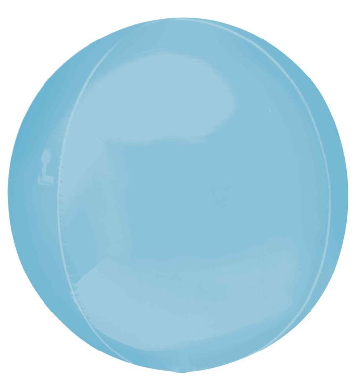 15" Pastel Blue Orbz 1PC