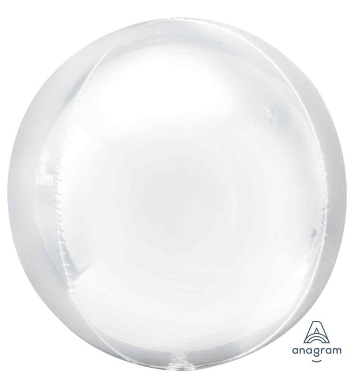 15" White Orbz 3PC