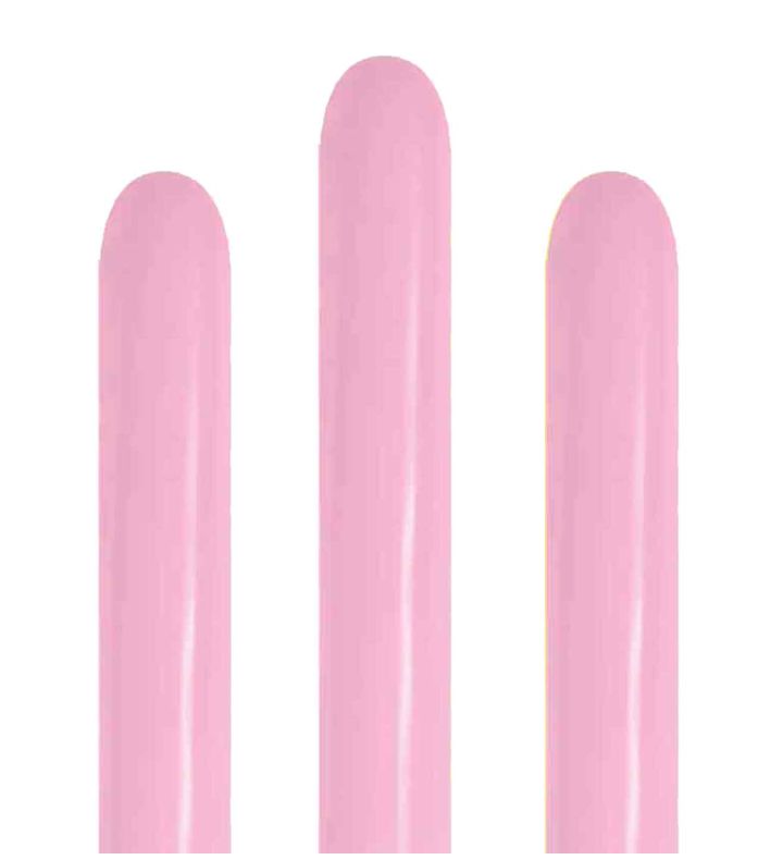 160S Sempertex Pink 009 Modelling Latex Balloons 50ct