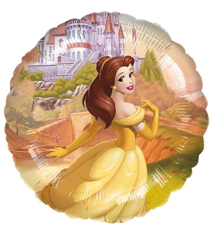 17" Belle Disney Princess Round Foil Balloon