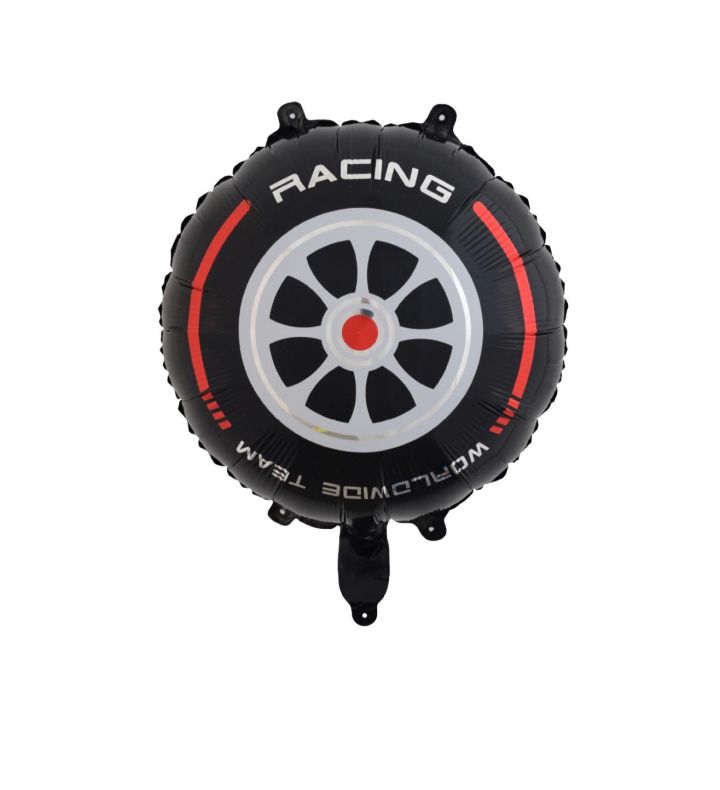 17" Racing Tyre Bamboo Party Foil Balloon
