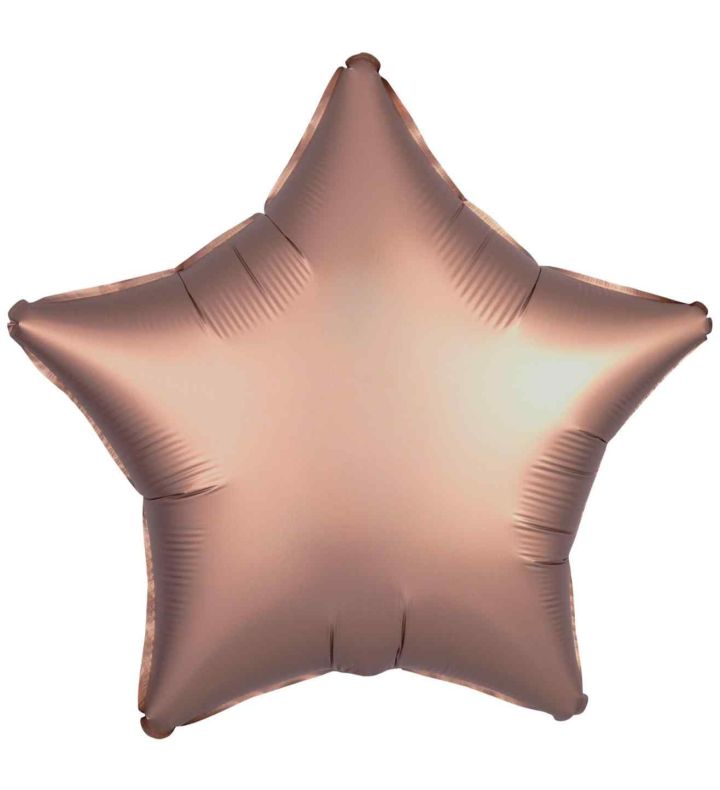 17" Rose Gold Star Foil Balloon Amscan - Unpackaged