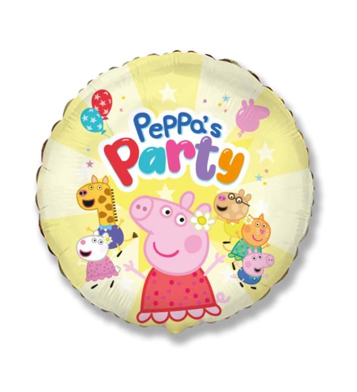 18" Flexmetal Peppa Pig Party Foil Balloon
