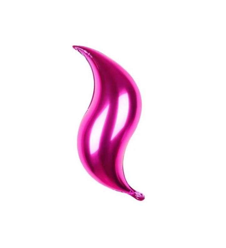 18" Bamboo Party Ammethyst/Hot Pink Mermaid Tail Foil Balloon