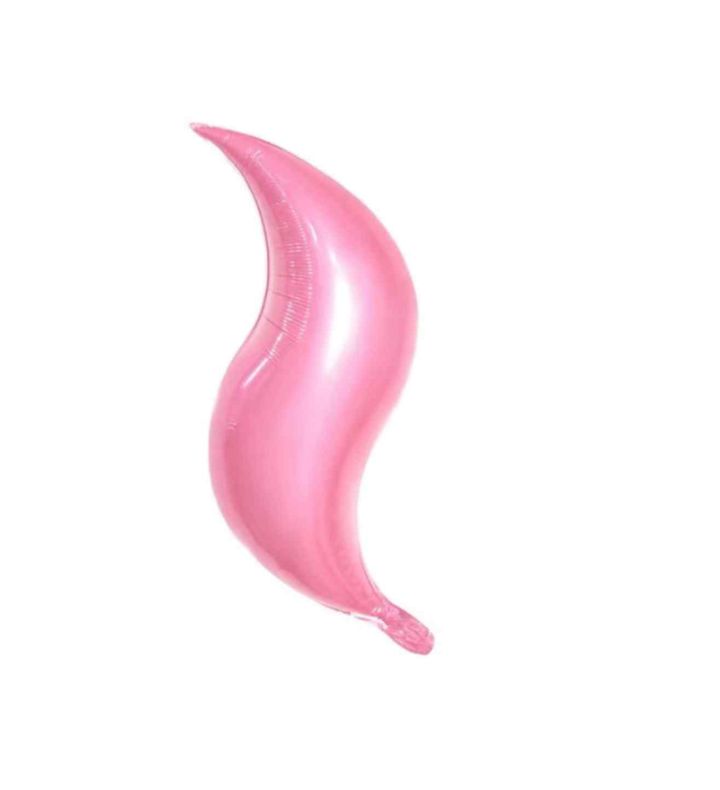 18" Bamboo Party Light Pink Mermaid Tail foil Balloon