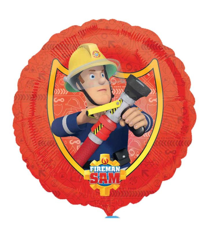 18" Fireman Sam Foil Balloon