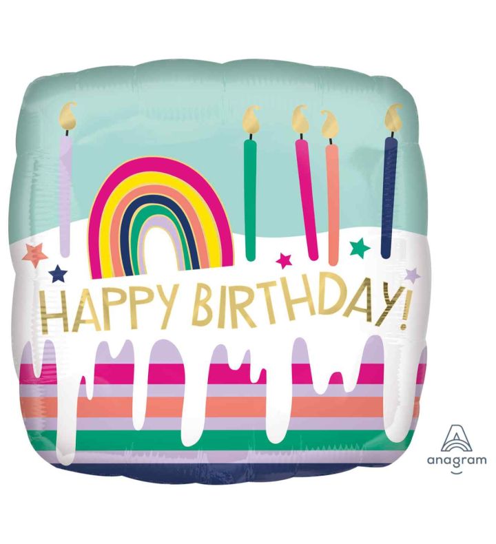 18" Frosted Cake Foil Balloon