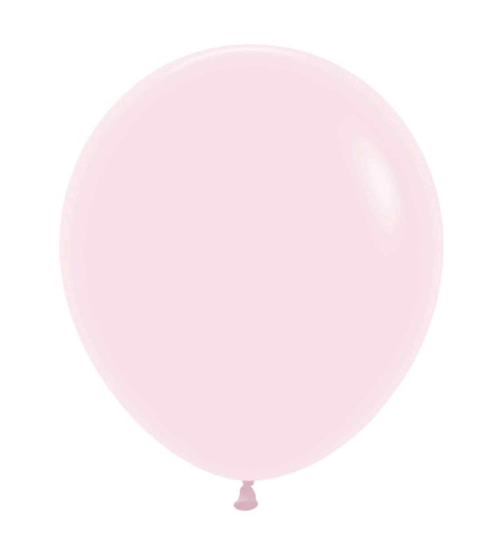 18" Sempertex Pastel Matte Pink 609 Latex Balloons 25ct