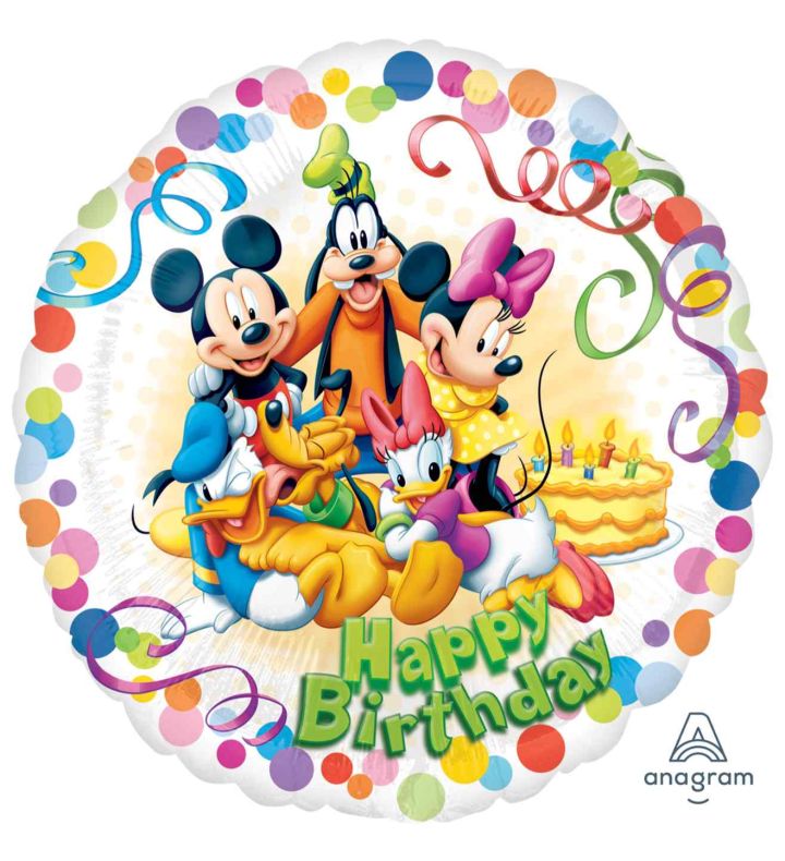 18" Mickey Mouse & Friends Party Foil Balloon