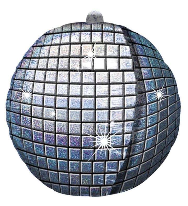 Disco Ball Holographic UltraShape Foil Balloon