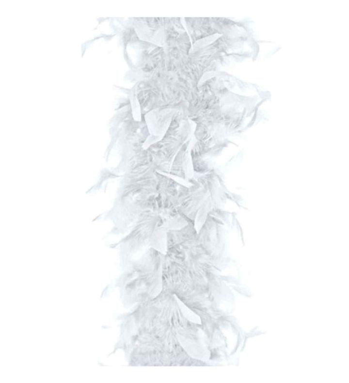 180cm Party Deco White Feather Boa