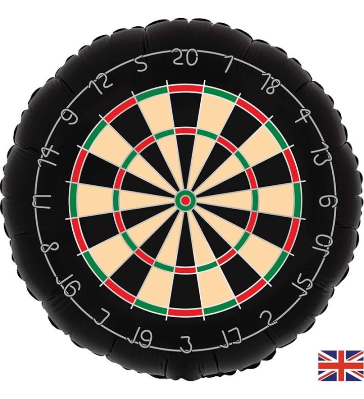 18" Dart Board Foil Balloon