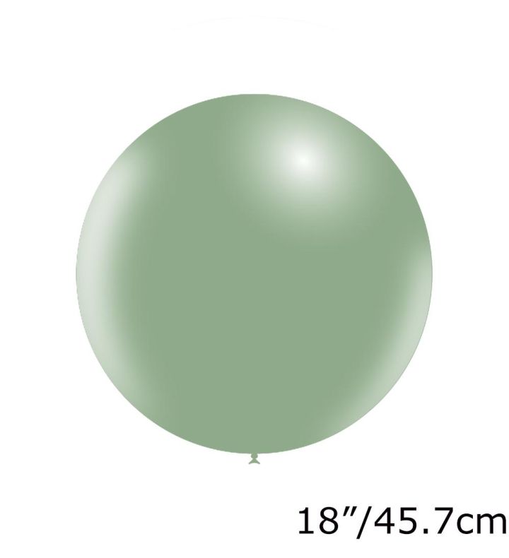 18" Decotex Eucalyptus 93 Latex Balloons 10ct