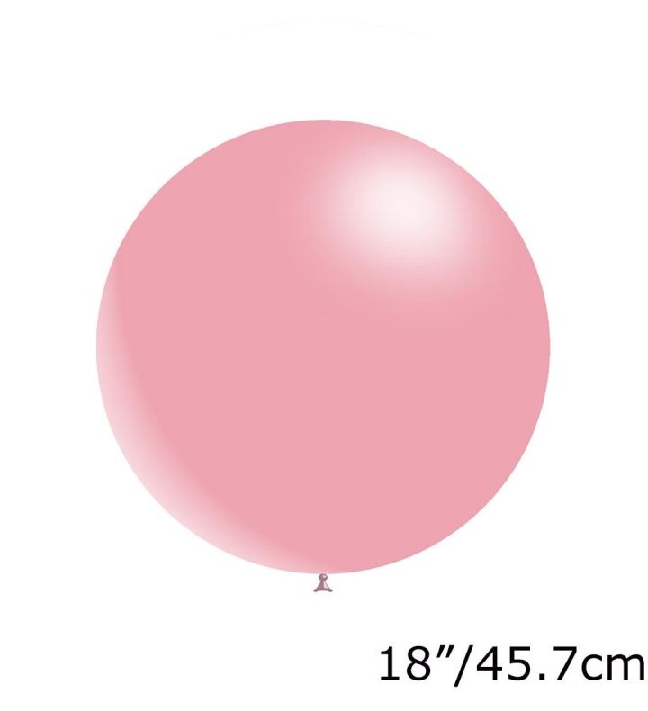 18" Decotex Light Pink 21 Latex Balloons 10ct