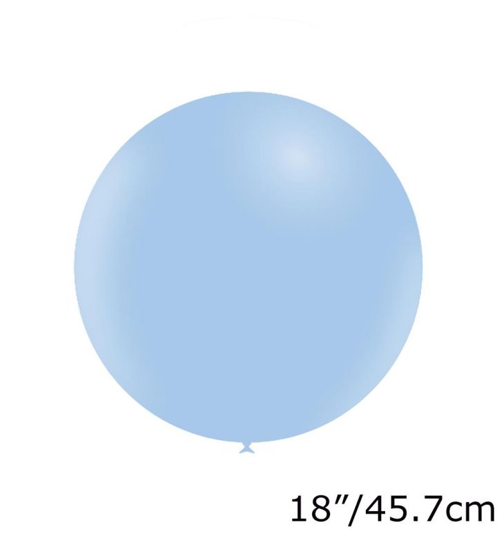 18" Decotex Matte Pastel Blue 106 Latex Balloons 10ct
